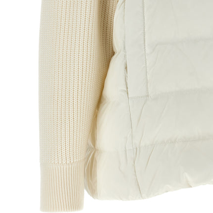 Brunello Cucinelli White Polyester Full-Length Jacket
