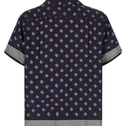 BODE Blue Silk Blouse