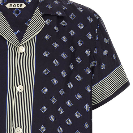 BODE Blue Silk Blouse
