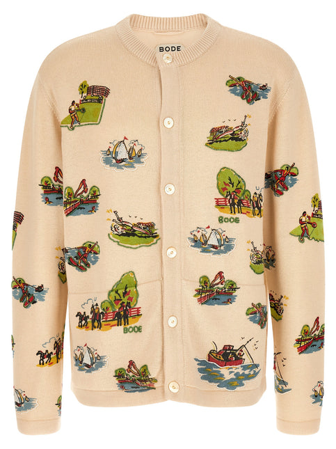 BODE Multicolor Merino Wool Cardigan BODE