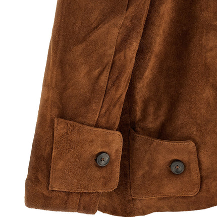 FOUND Brown Leather Leather Jacket