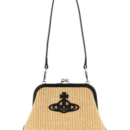 Vivienne Westwood Beige Cotton Clutch Bag