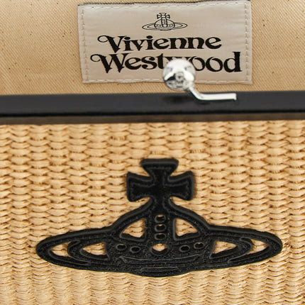 Vivienne Westwood Beige Cotton Clutch Bag