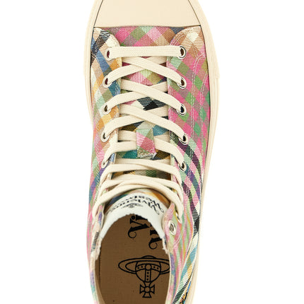 Vivienne Westwood Multicolor Cotton High Top Sneakers