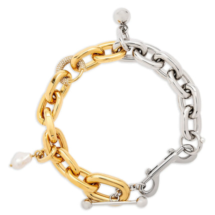 Paco Rabanne Multicolor Brass Necklace