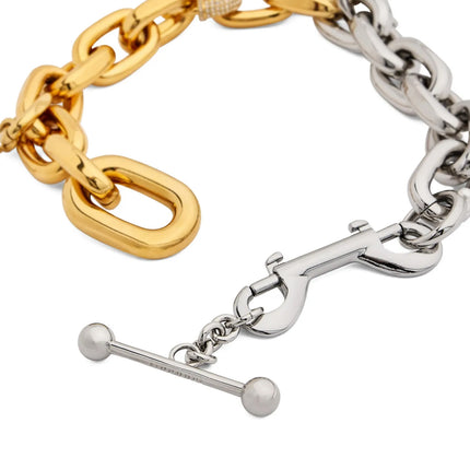 Paco Rabanne Multicolor Brass Necklace