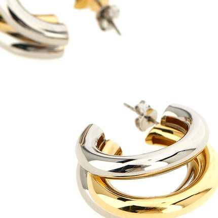 Paco Rabanne Multicolor Brass Earrings