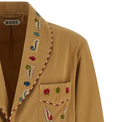 BODE Beige Cotton Blazer