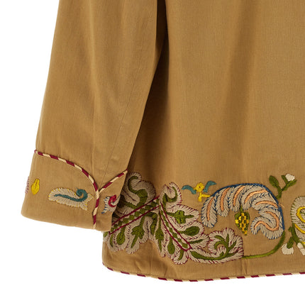 BODE Beige Cotton Blazer