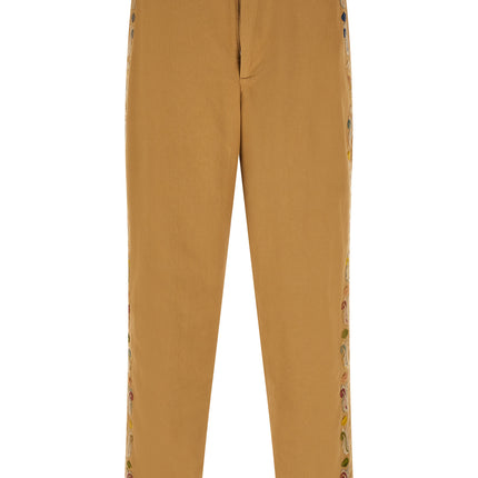 BODE Beige Cotton Casual Pants