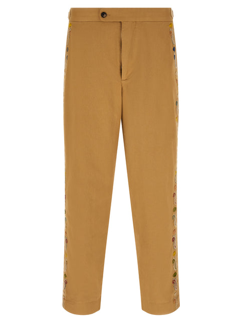 BODE Beige Cotton Casual Pants BODE