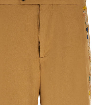 BODE Beige Cotton Casual Pants
