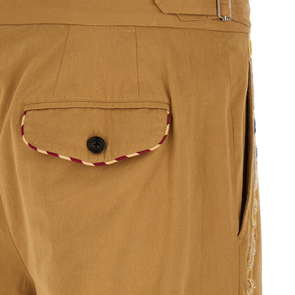 BODE Beige Cotton Casual Pants