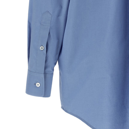 MM6 Maison Margiela Blue Cotton Blouse