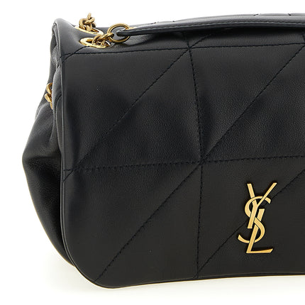 Saint Laurent Black Lamb Leather Shoulder Bag Saint Laurent