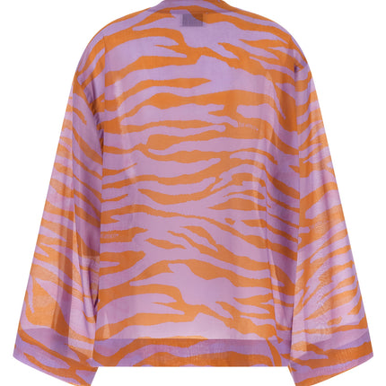 The Attico Purple Cotton Blouse