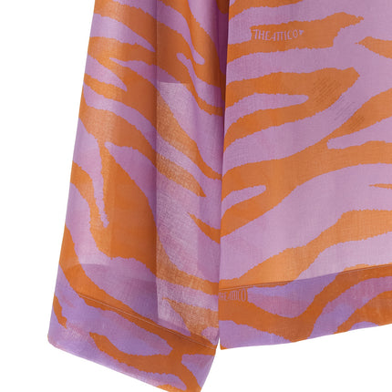 The Attico Purple Cotton Blouse