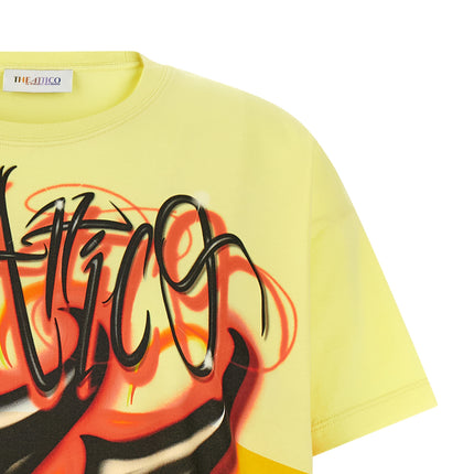 The Attico Bicolor Cotton T-Shirt