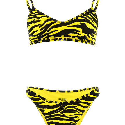 The Attico Bicolor Polyester Bikini