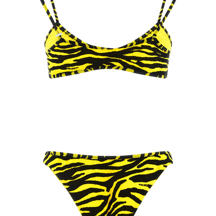 The Attico Bicolor Polyester Bikini
