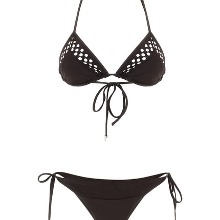 The Attico Brown Polyamide Bikini