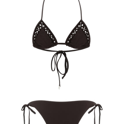 The Attico Brown Polyamide Bikini