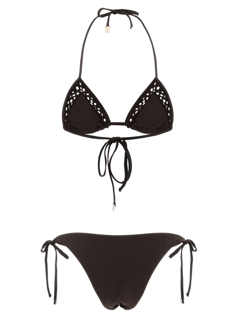 The Attico Brown Polyamide Bikini
