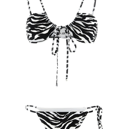 The Attico Bicolor Polyester Bikini