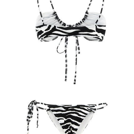 The Attico Bicolor Polyester Bikini