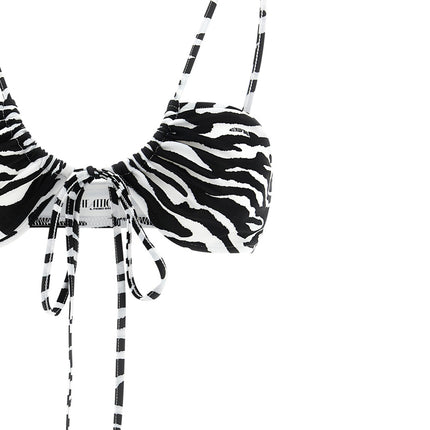 The Attico Bicolor Polyester Bikini