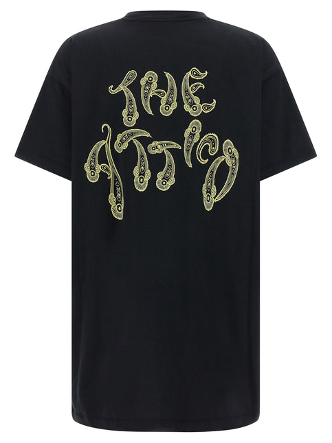 The Attico Black Cotton T-Shirt The Attico