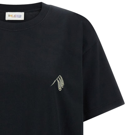 The Attico Black Cotton T-Shirt