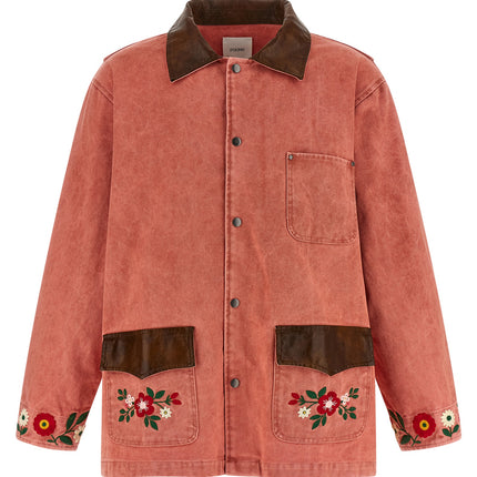 FOUND Multicolor Cotton Full-Length Jacket