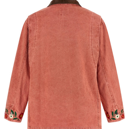 FOUND Multicolor Cotton Full-Length Jacket