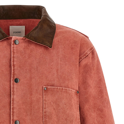 FOUND Multicolor Cotton Full-Length Jacket
