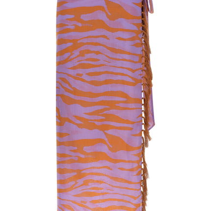 The Attico Purple Cotton Skirt