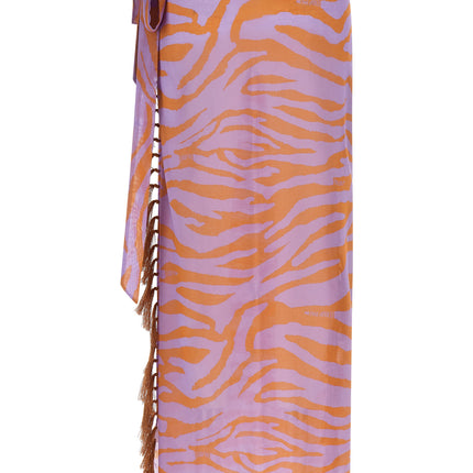 The Attico Purple Cotton Skirt