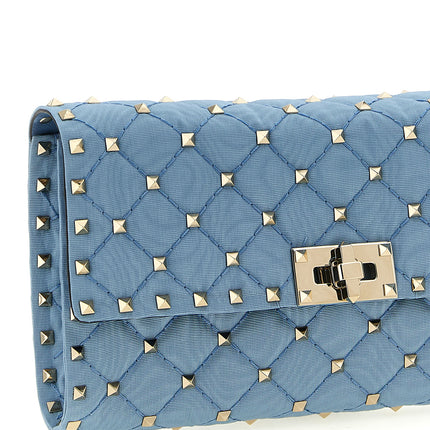 Valentino Garavani Blue Viscose Crossbody Bag
