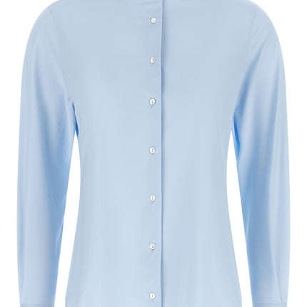 XACUS Blue Polyamide Blouse