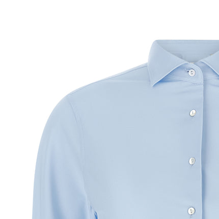 XACUS Blue Polyamide Blouse