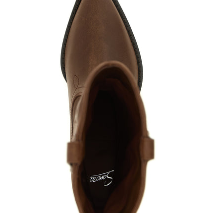 Sonora Brown Calfskin Chelsea Boots