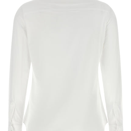 XACUS White Polyamide Blouse