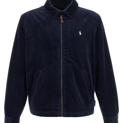 Polo Ralph Lauren Blue Cotton Full-Length Jacket