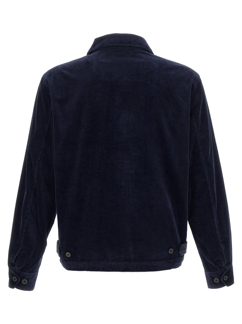 Polo Ralph Lauren Blue Cotton Full-Length Jacket Polo Ralph Lauren