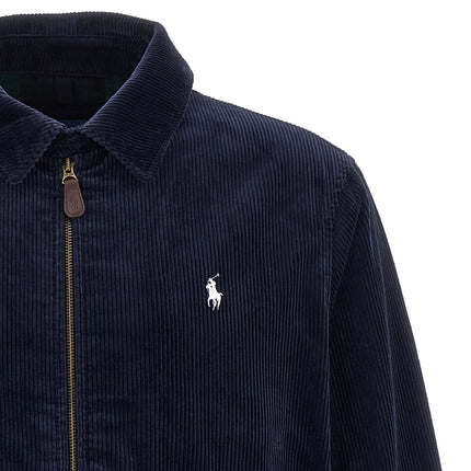 Polo Ralph Lauren Blue Cotton Full-Length Jacket