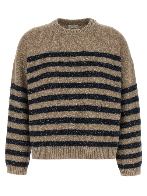 Brunello Cucinelli Multicolor Wool Cardigan Brunello Cucinelli