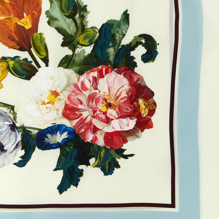 Maison Margiela White Silk Scarf