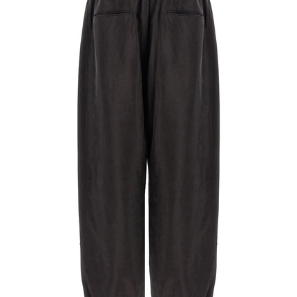 SSSTEIN Brown Silk Athletic Pants
