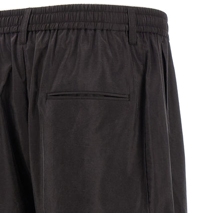 SSSTEIN Brown Silk Athletic Pants
