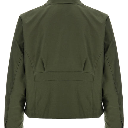 SECOND/LAYER Bicolor Polyester Full-Length Jacket